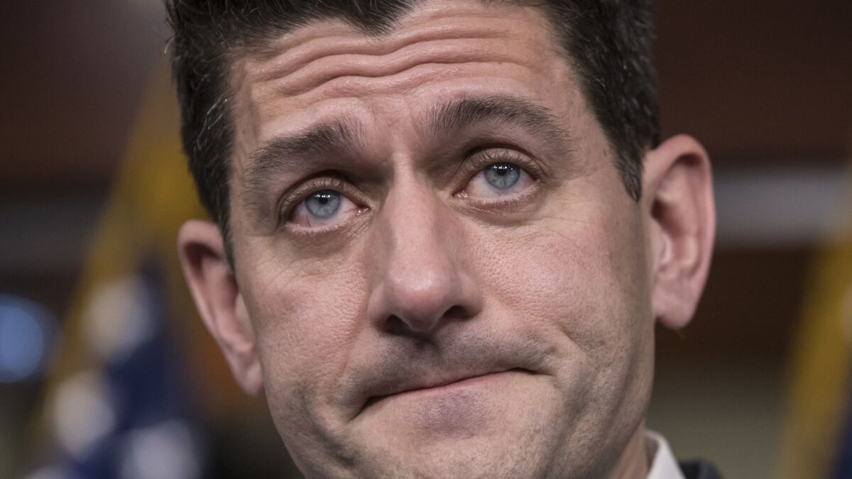 Speaker of the House Paul D. Ryan announces he will not run for reelection.