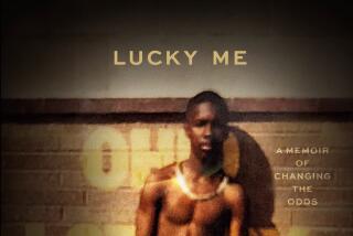 A young Rich Paul stands shirtless in front of a fence on the book jacket of his memoir "Lucky Me."