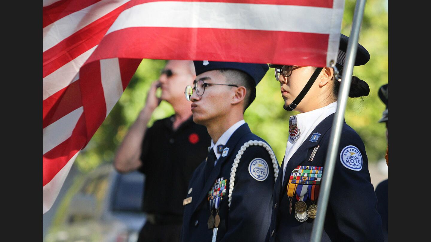 Photo Gallery: Veteran's Day ceremony at Two Strike Park in La Crescenta