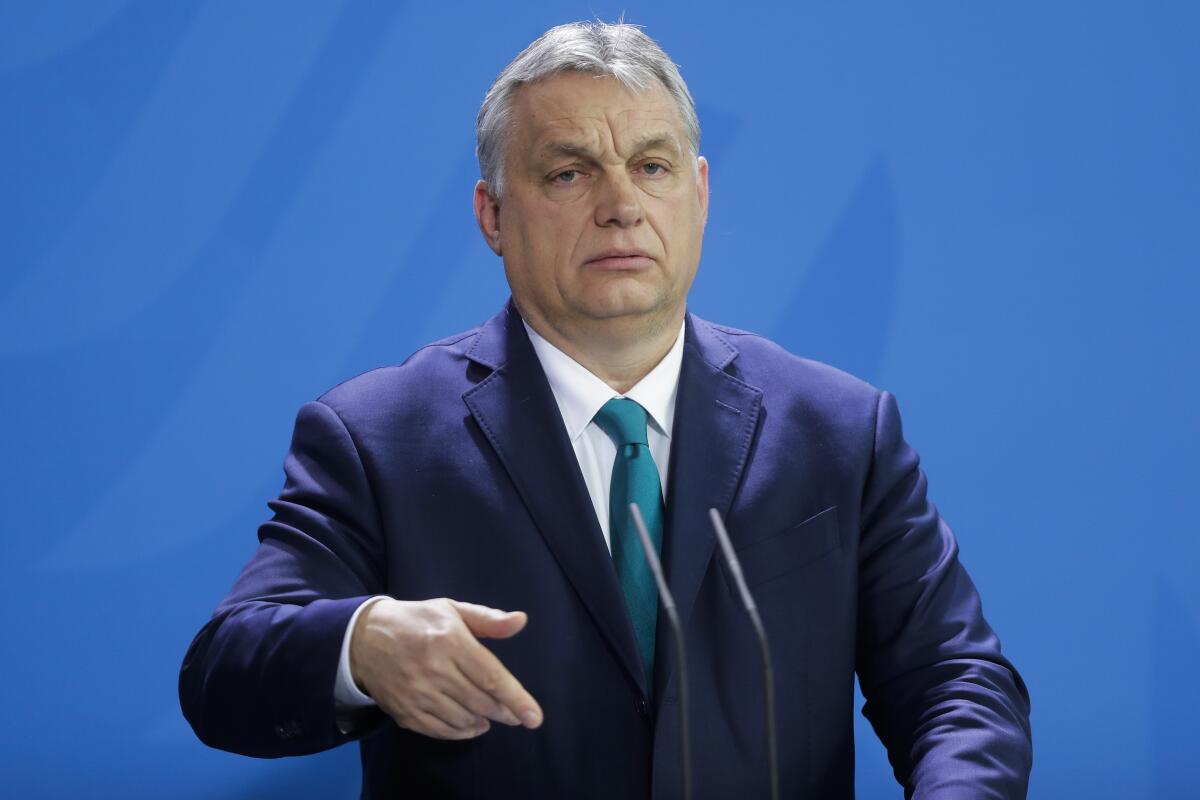 Hungary's Prime Minister Victor Orbán