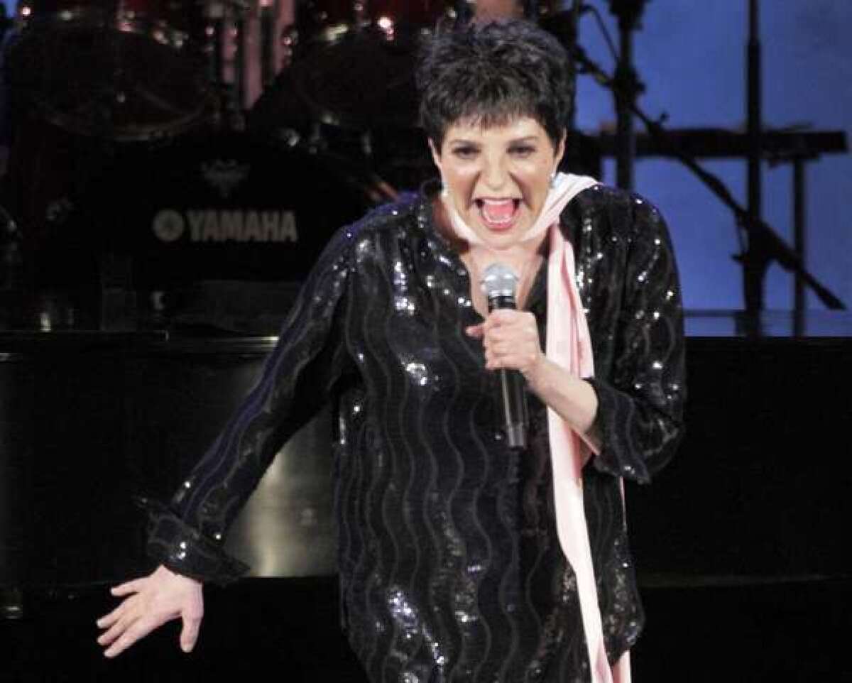 Liza Minnelli at the Hollywood Bowl.