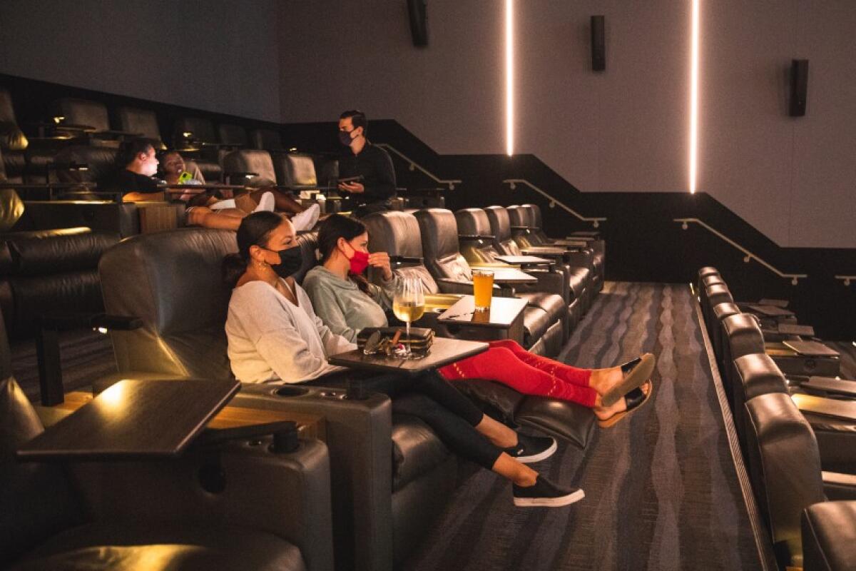 Movie theaters can be open indoors at 25 percent capacity under the red tier of coronavirus risk. 
