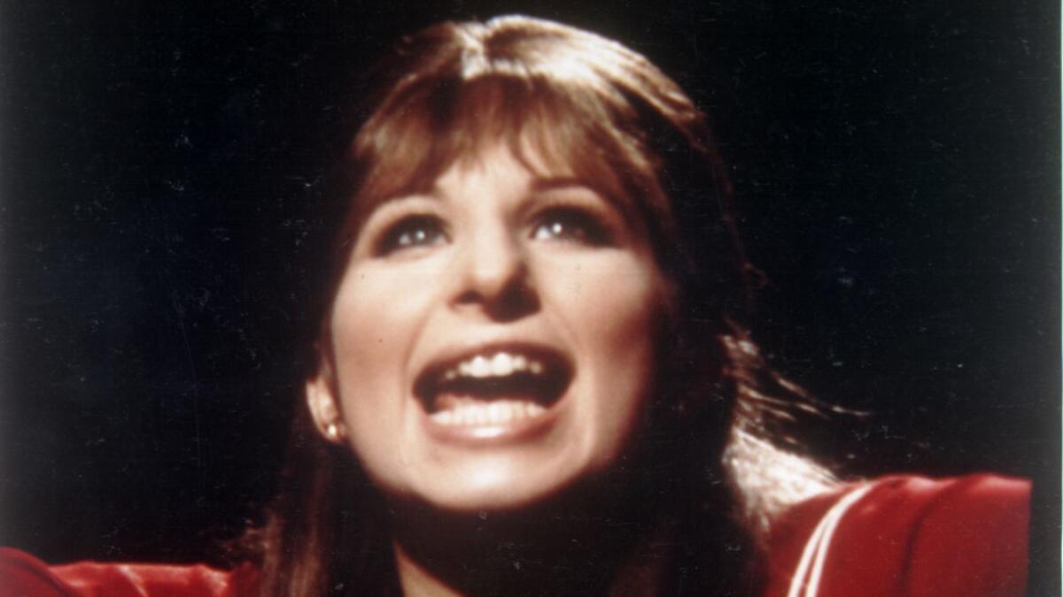 Streisand won an Oscar for her role in "Funny Girl."