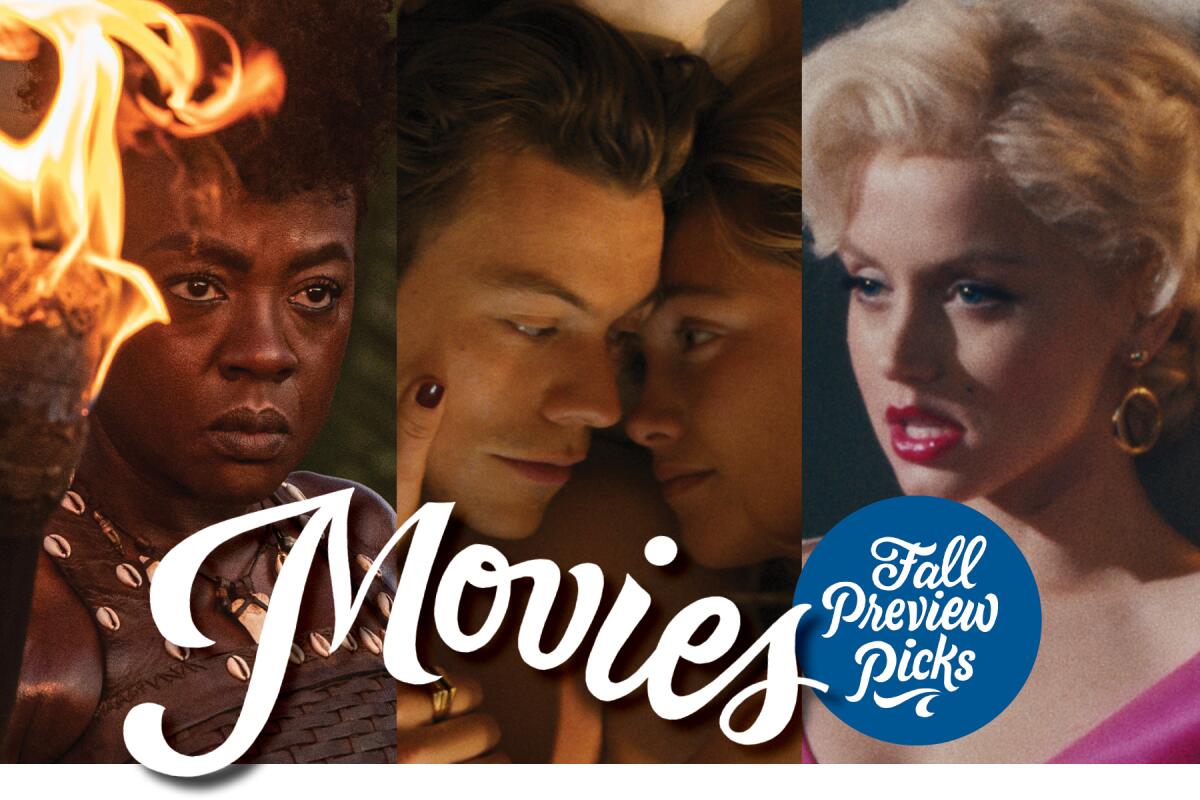 "The Woman King," "Don't Worry Darling" and "Blonde" are among the movies opening soon with awards ambitions.