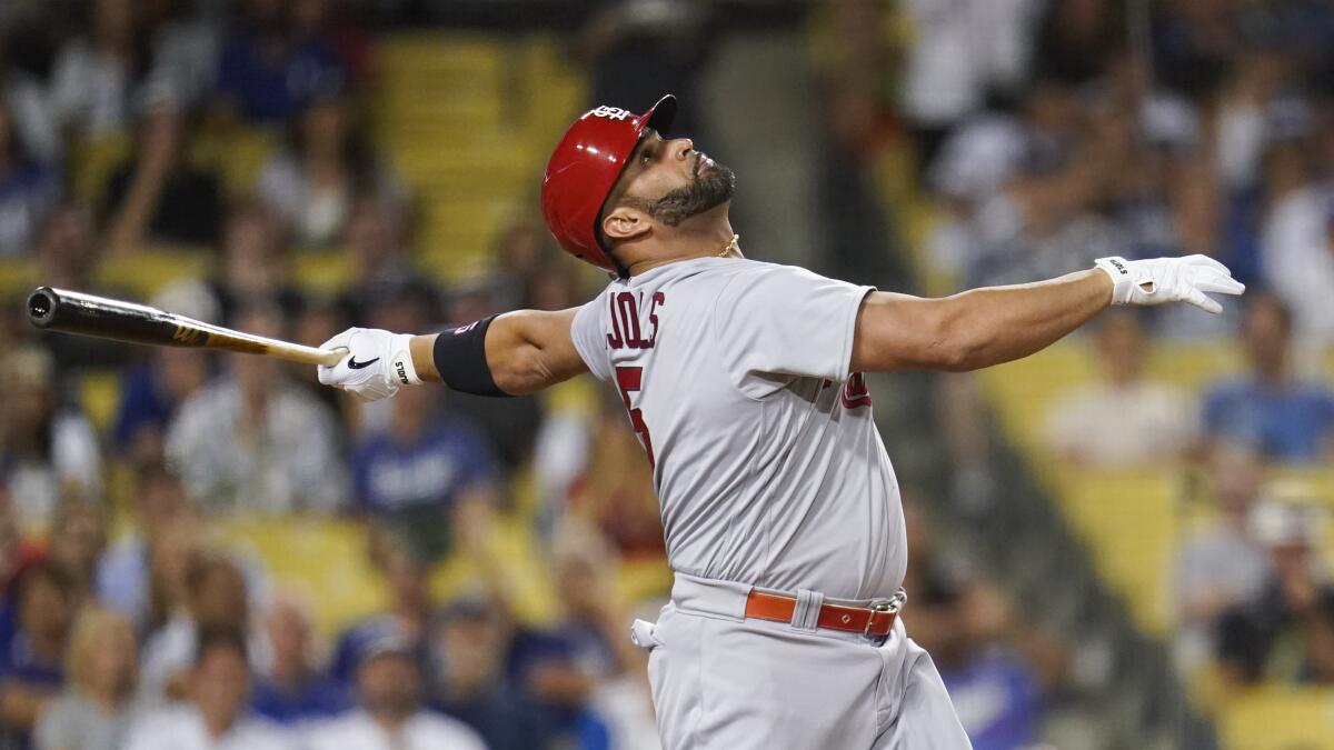 Cardinals Blowout Dodgers 11-0 on Historic Night For Albert Pujols