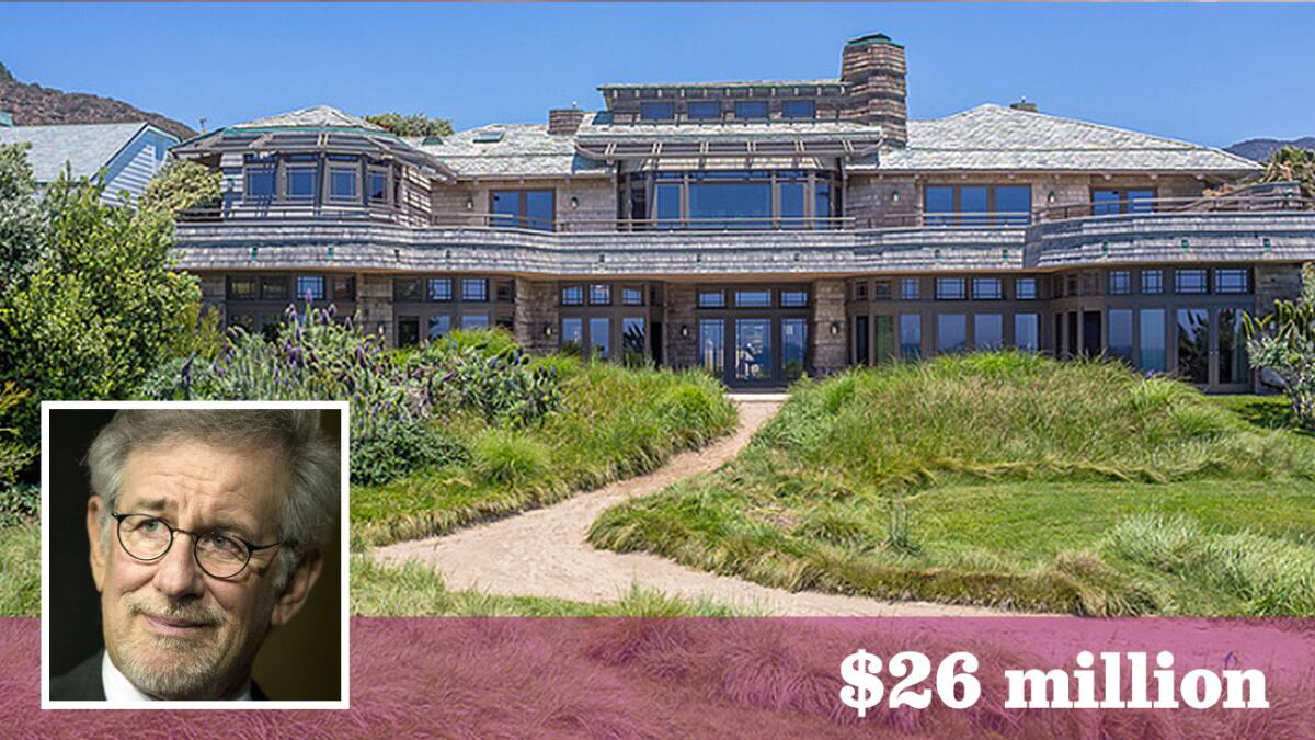 Oscar-winning director Steven Spielberg has sold his compound on Malibu's Broad Beach for $26 million in an off-market transaction.