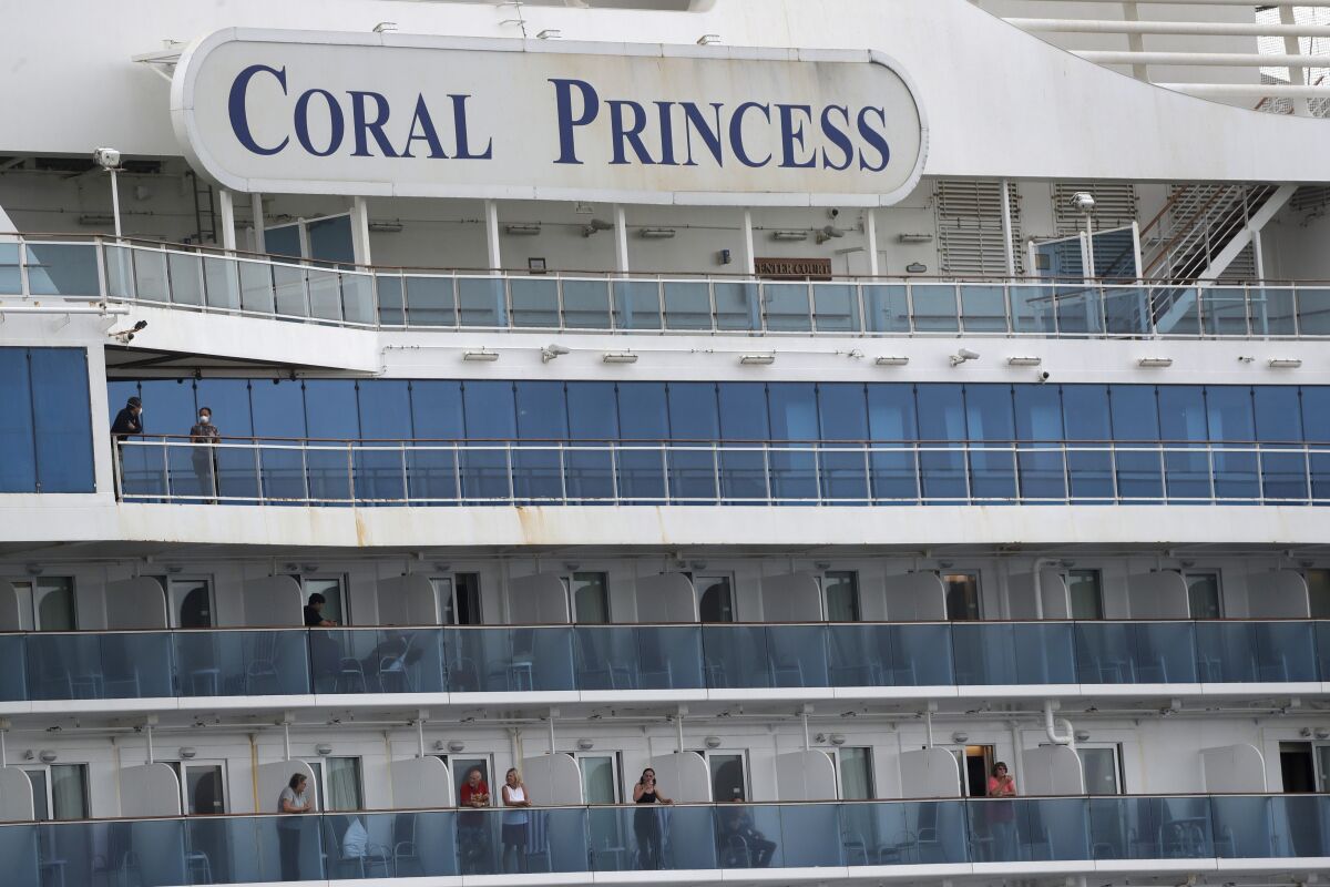 Virus Outbreak Florida Cruise Ships