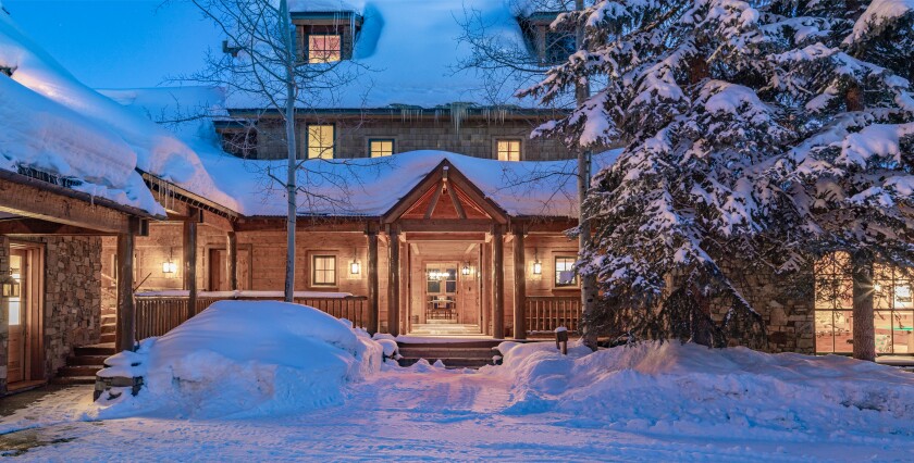 House in snow