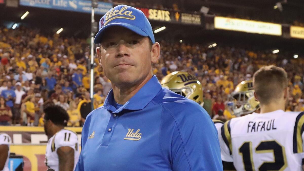 UCLA coach Jim Mora expects a more exciting offense this season.