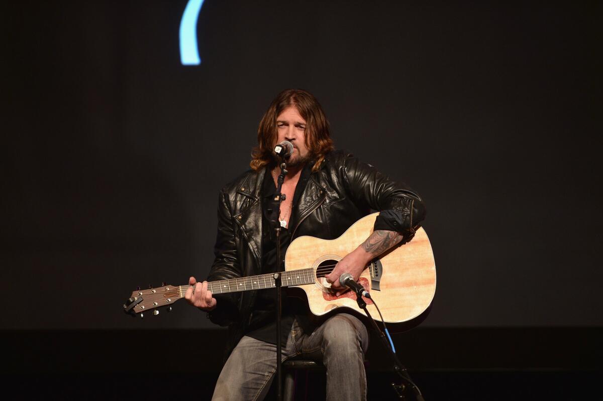 Singer Billy Ray Cyrus, shown last year at the 22nd Annual Movieguide Awards Gala in Universal City, has put his Toluca Lake house up for sale.