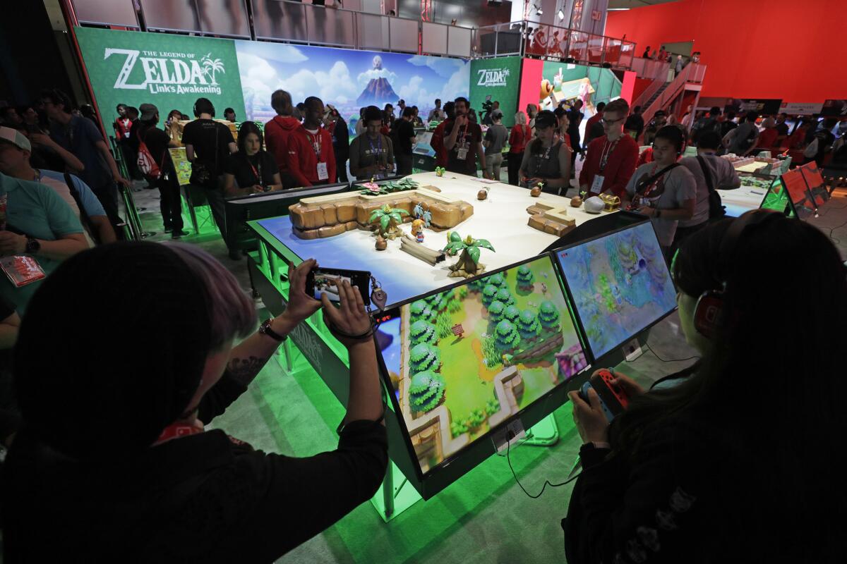 Nintendo’s “The Legend of Zelda: Link’s Awakening” at E3.