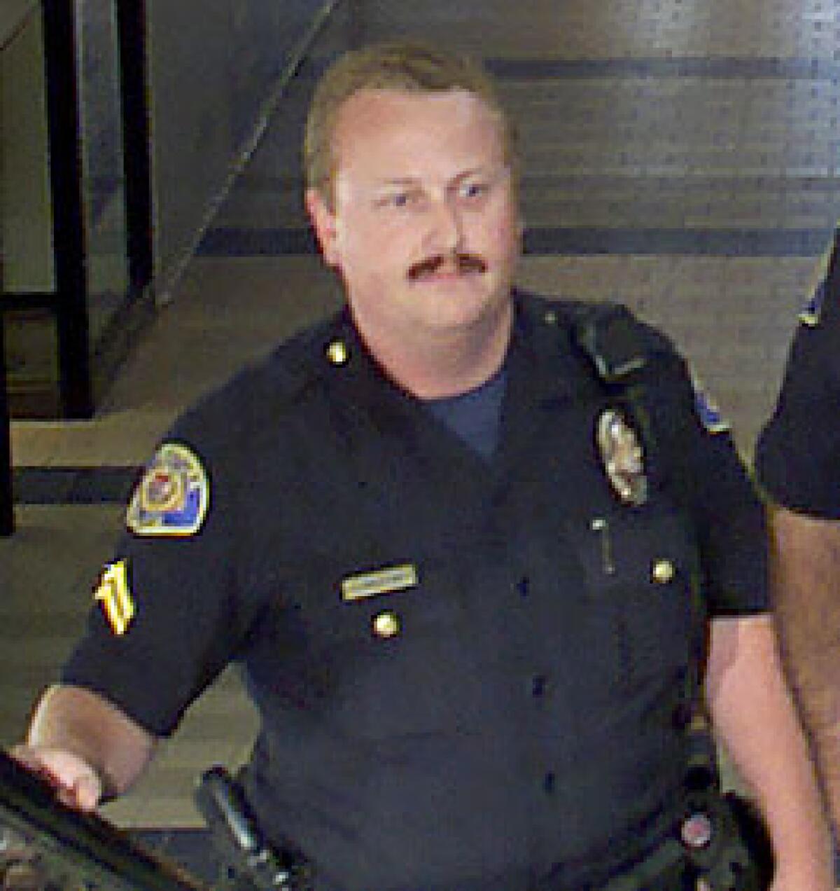 A police officer in uniform