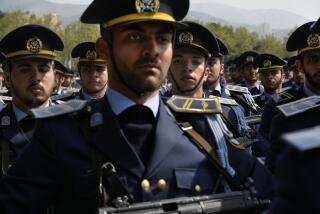 Iranian army members march during Army Day parade at a military base in northern Tehran, Iran, Wednesday, April 17, 2024. In the parade, Iranian President Ebrahim Raisi warned that the "tiniest invasion" by Israel would bring a "massive and harsh" response, as the region braces for potential Israeli retaliation after Iran's attack over the weekend. (AP Photo/Vahid Salemi)