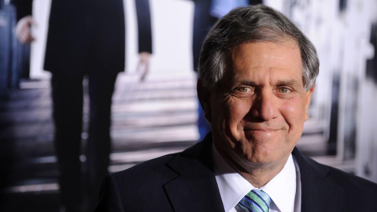 Leslie Moonves, pictured here in 2010, stepped down as CBS chief executive Sept. 9.
