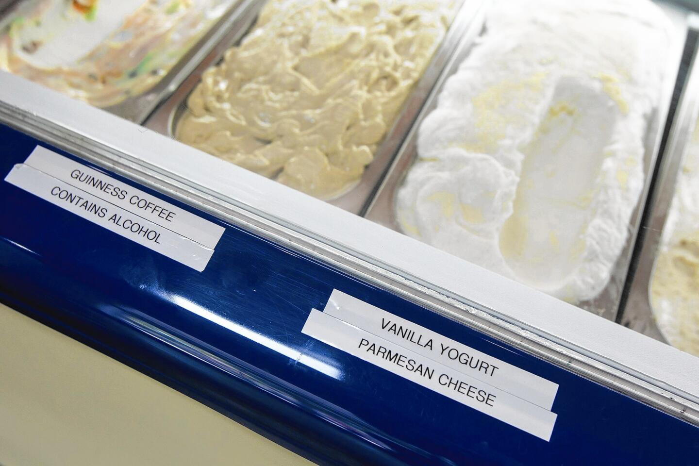 Unique flavors are part of the appeal at Scoops ice cream shop in Santa Ana.