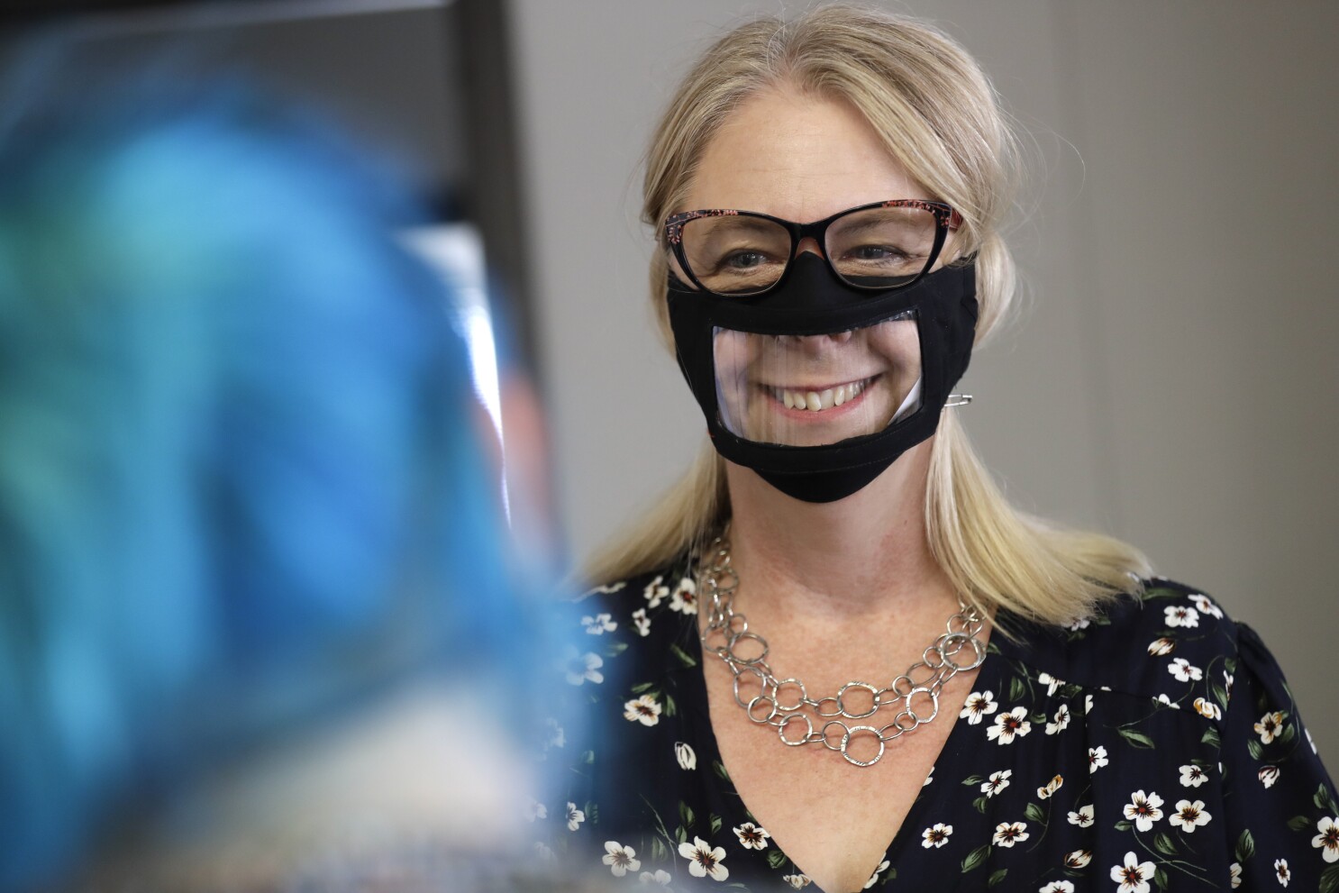 Face Masks With Windows Mean More Than Smiles To Deaf People Los Angeles Times