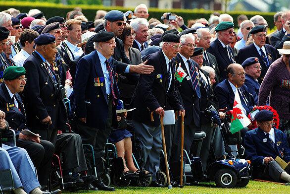 British veterans at Normandy