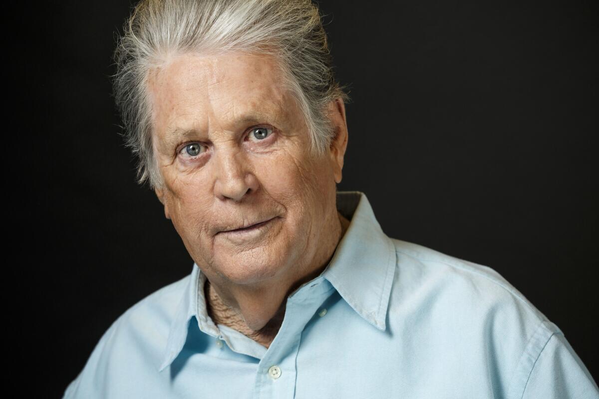 Musician Brian Wilson photographed at Capitol Records, March 12, 2015.