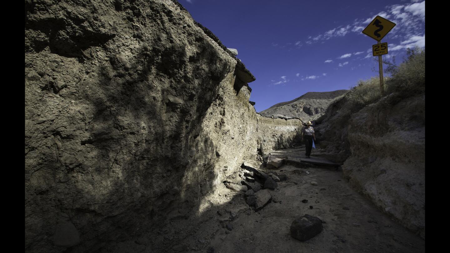 Flooding in Death Valley