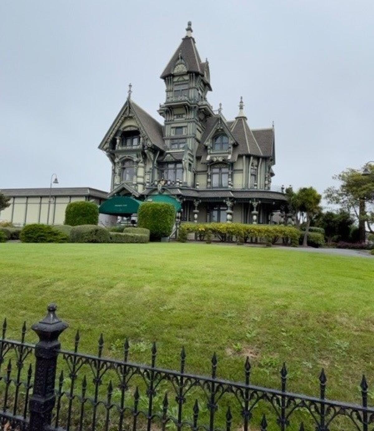The Carson Mansion, photographed in August 2022.