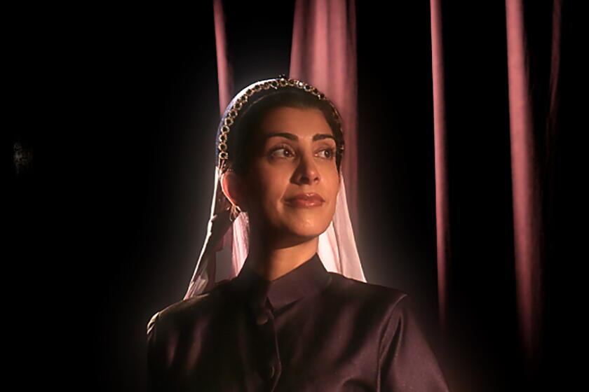 Rachna Khatau in Jaclyn Backhaus' play WIVES at East West Players, co-produced with Hypokrit Live Arts.