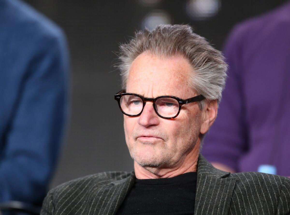 Actor Sam Shepard speaks onstage during the "Discovery Channel - Klondike" panel discussion at the 2014 Winter Television Critics Association tour at the Langham Hotel on January 9, 2014 in Pasadena, California.