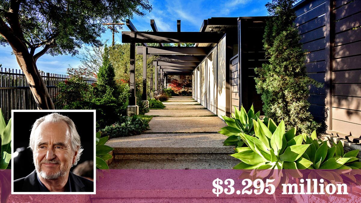 Filmmaker Wes Craven and actor Steve McQueen are among those to have called this Hollywood Hills compound home.