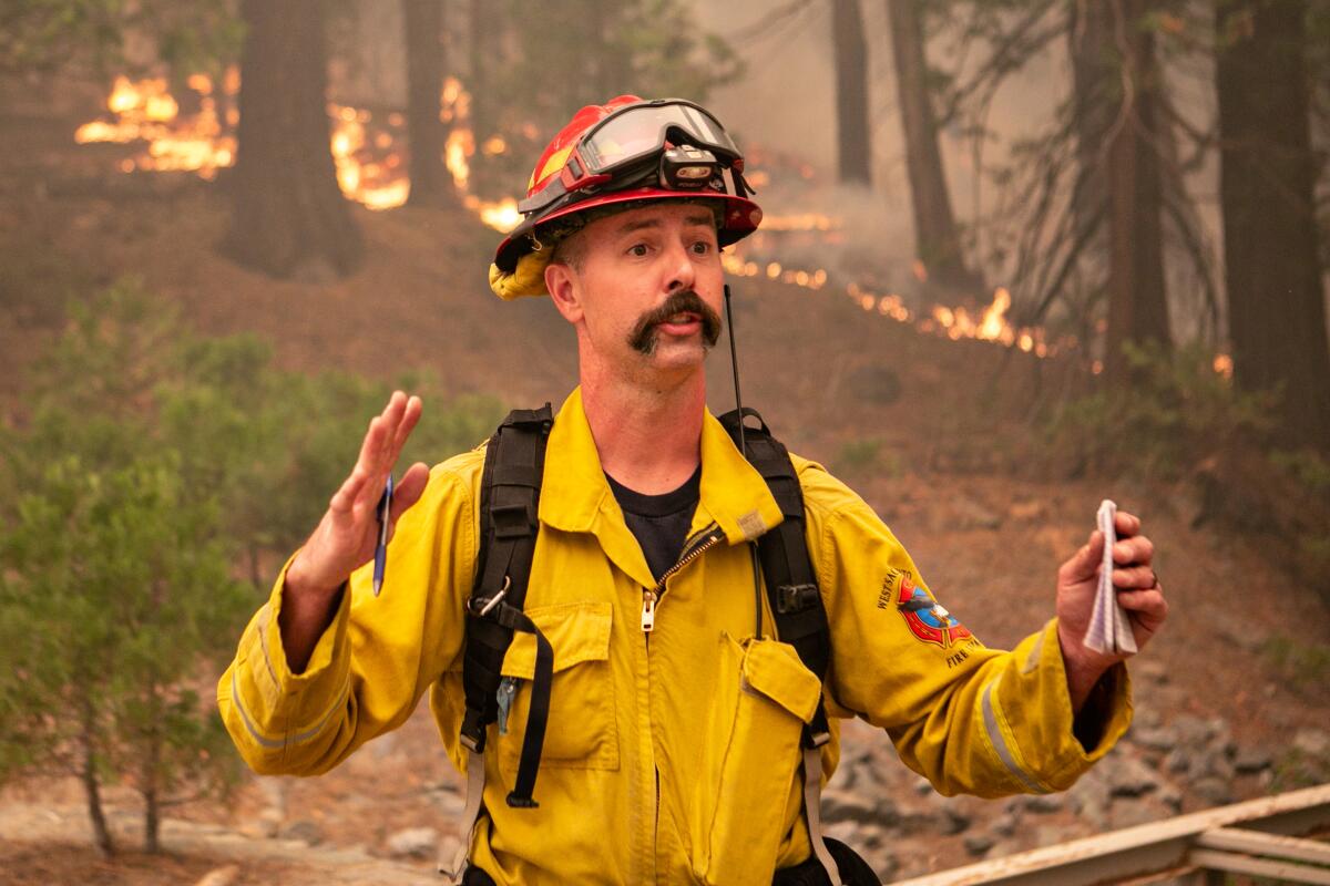 Jason Hunter, a spokesperson for the Caldor fire