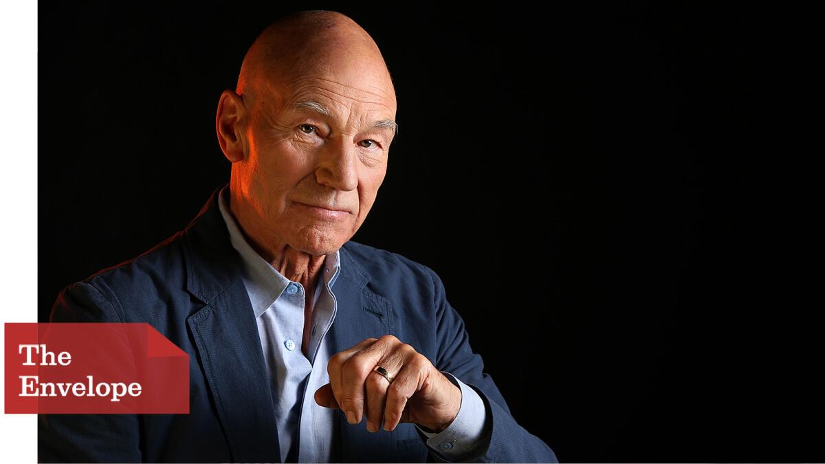 Patrick Stewart says "Blunt Talk" has "allowed me to investigate a quality of silliness that had always been there."