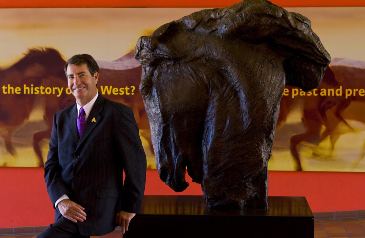 Daniel Finley, seen in 2010 as president of the Autry National Center of the American West, will lead Muzeo in Anaheim.