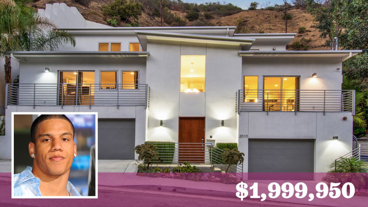 Former USC Trojans standout Taylor Mays has put his home in the Runyon Canyon area of Hollywood Hills West on the market for about $2 million.