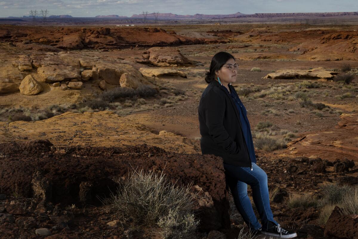 Lisa Robbins worries about the coronavirus spread in Navajo Nation.