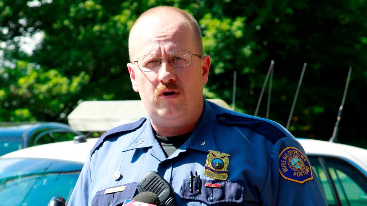 Portland Police Chief Larry O'Dea is on leave while investigators look into the shooting of his friend on hunting trip.