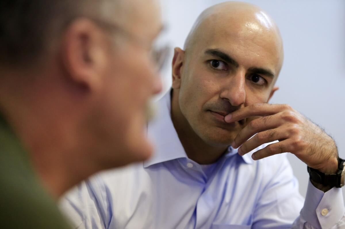 Republican gubernatorial candidate Neel Kashkari, at a stop last November in Stanton, Calif.