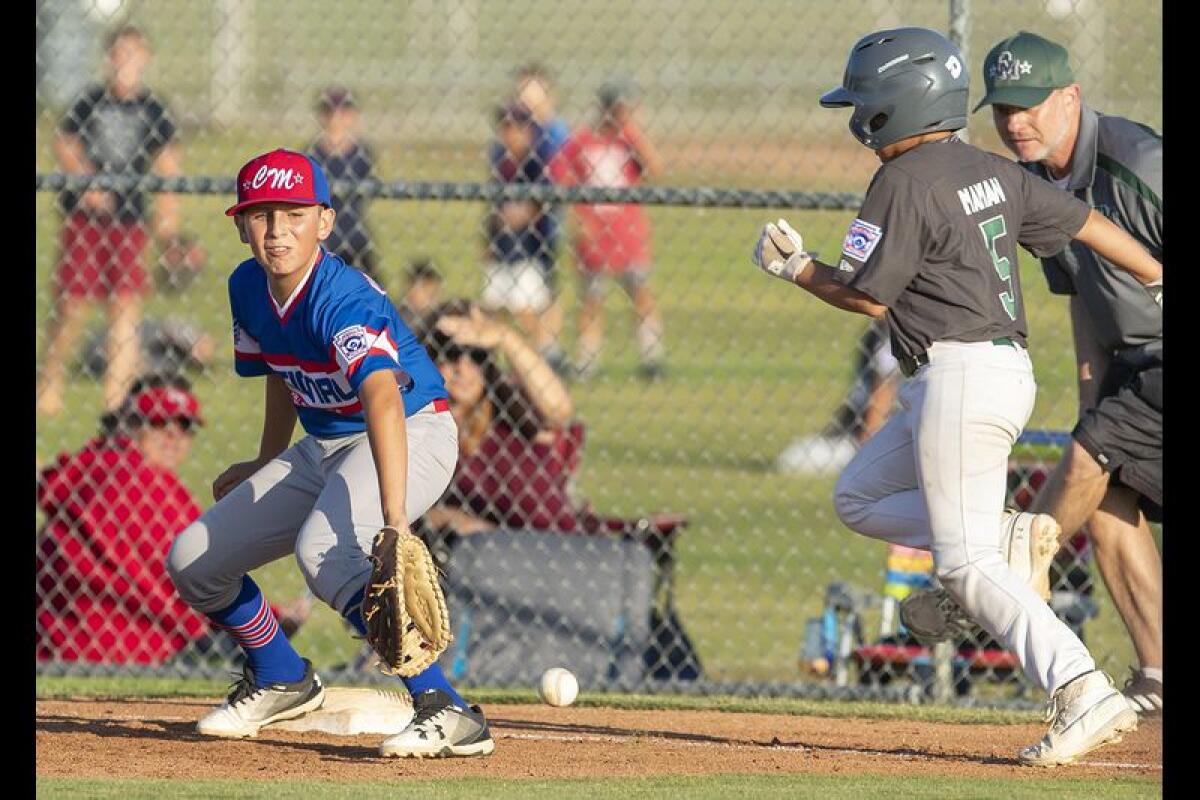 Costa Mesa American Little League beats Costa Mesa National, advances to  District 62 Tournament of Champions Minor B title game - Los Angeles Times