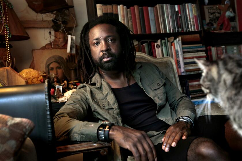 Marlon James, winner of the Times's inaugural Ray Bradbury Prize for Science Fiction, Fantasy and Speculative Fiction.