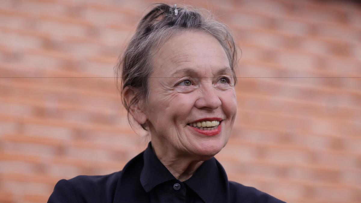 Musician Laurie Anderson in Italy last month. She was honored by the Hammer Museum at its annual gala.