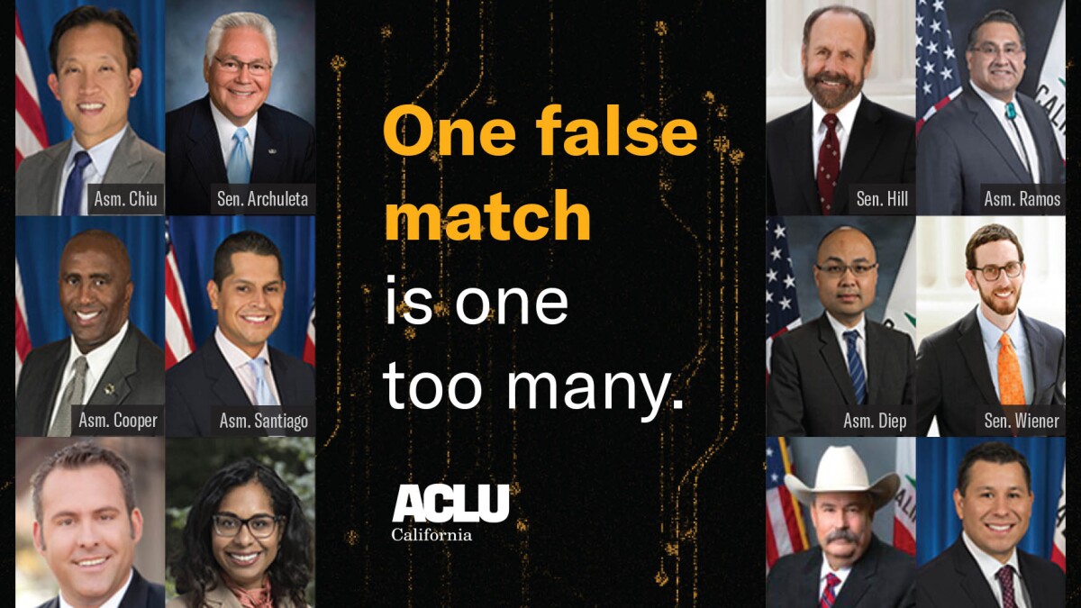Facial recognition software mistook 1 in 5 California lawmakers for criminals, says ACLU