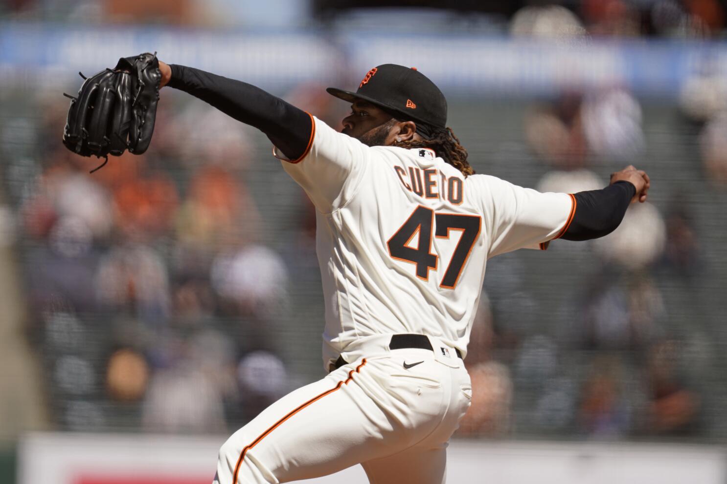 Johnny Cueto pitches Giants past Rockies 3-1 in home opener - The