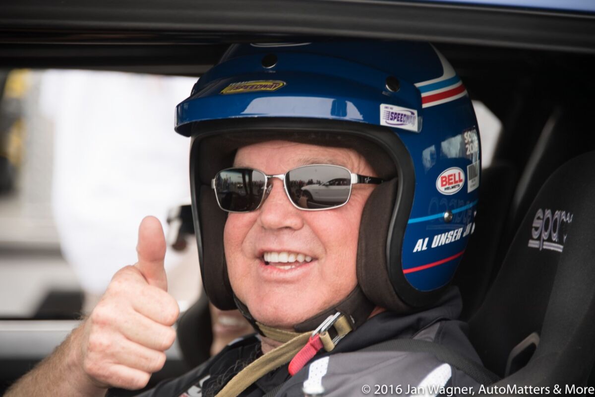 Al Unser Jr. at the 2016 Goodguys Del Mar Nationals Autocross