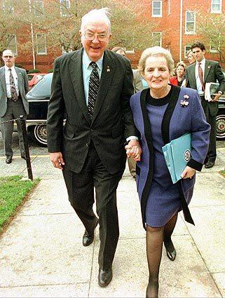 Jesse Helms, Madeleine Albright