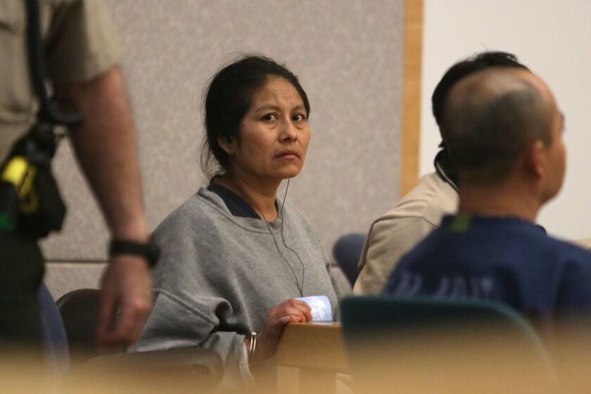 Oceanside couple, Inez Garcia, and Marcial Hernandez, right are accused of smuggling their 12 year old niece across the Mexican border for sex and forced labor more than a decade ago.