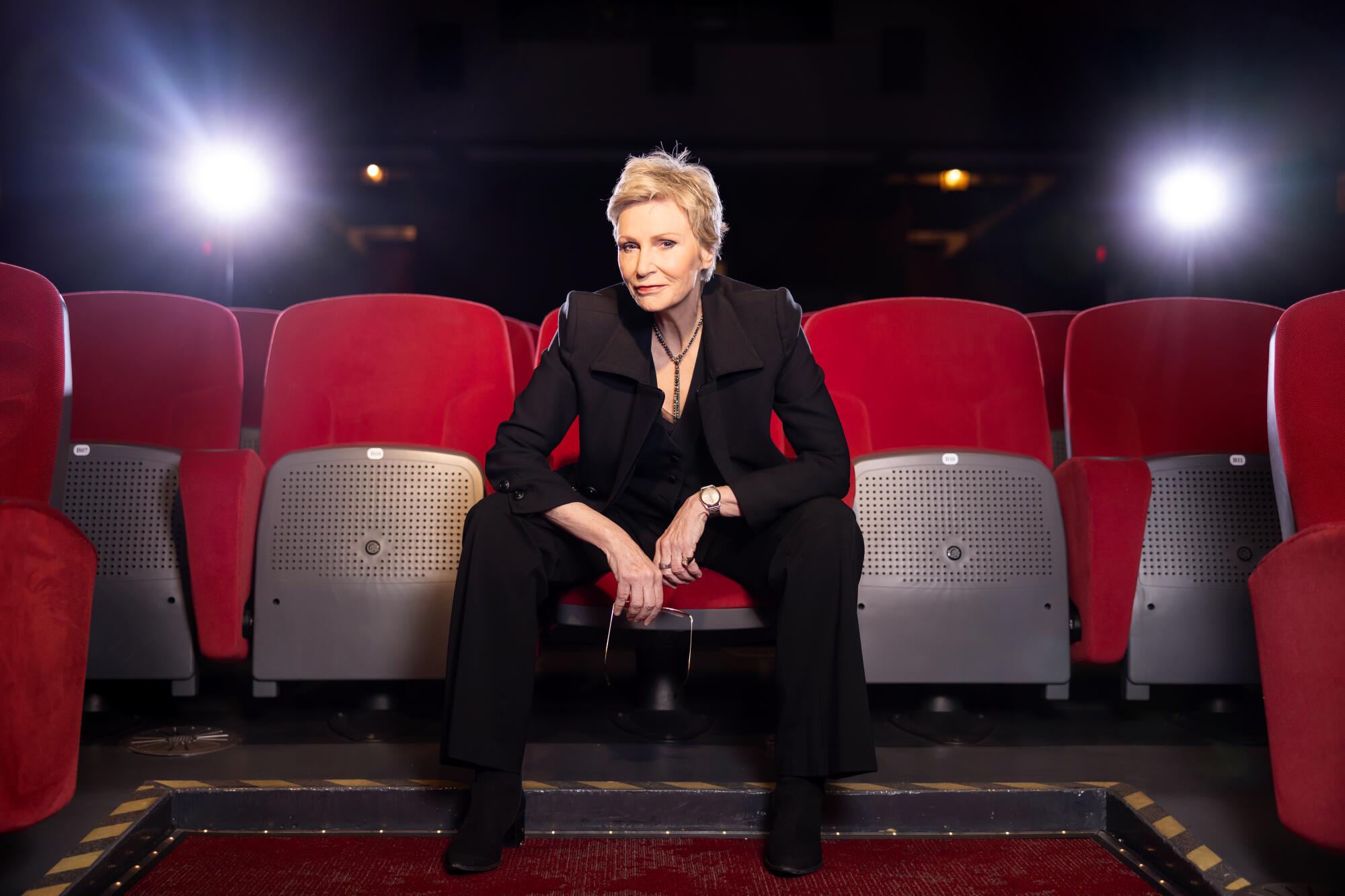 Jane Lynch at the Riviera Theatre in Santa Barbara.