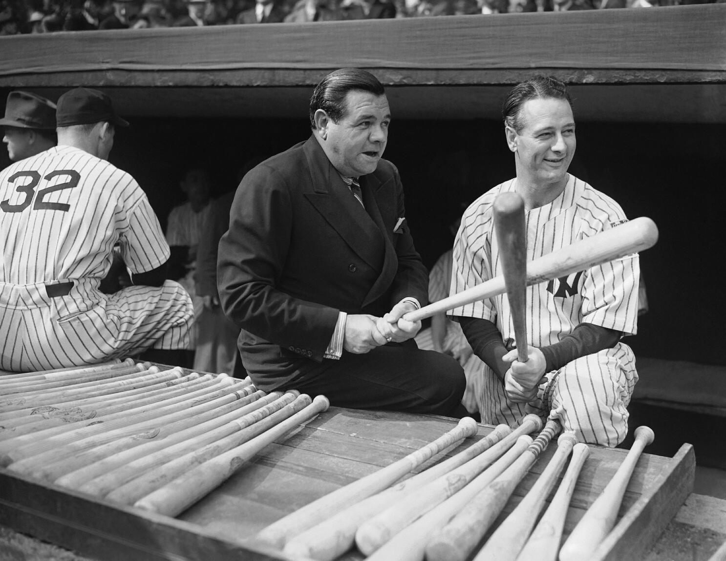 Lou Gehrig And Babe Ruth Team Up For by New York Daily News Archive