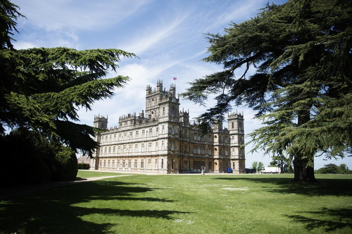 Highclere Castle, the stand-in for the famous fictional estate featured in "Downton Abbey."
