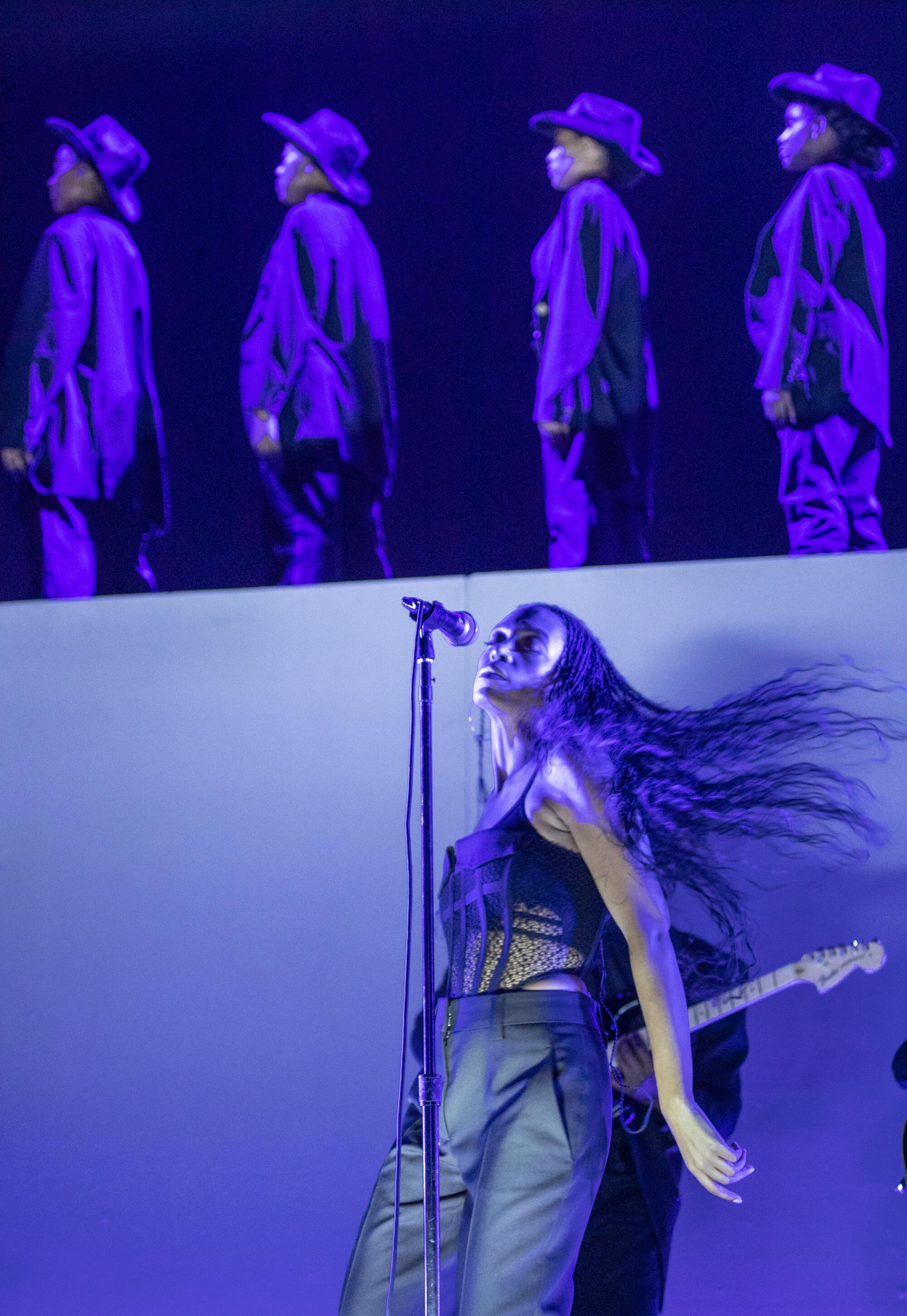 Solange performs at the Camp Flog Gnaw Carnival.