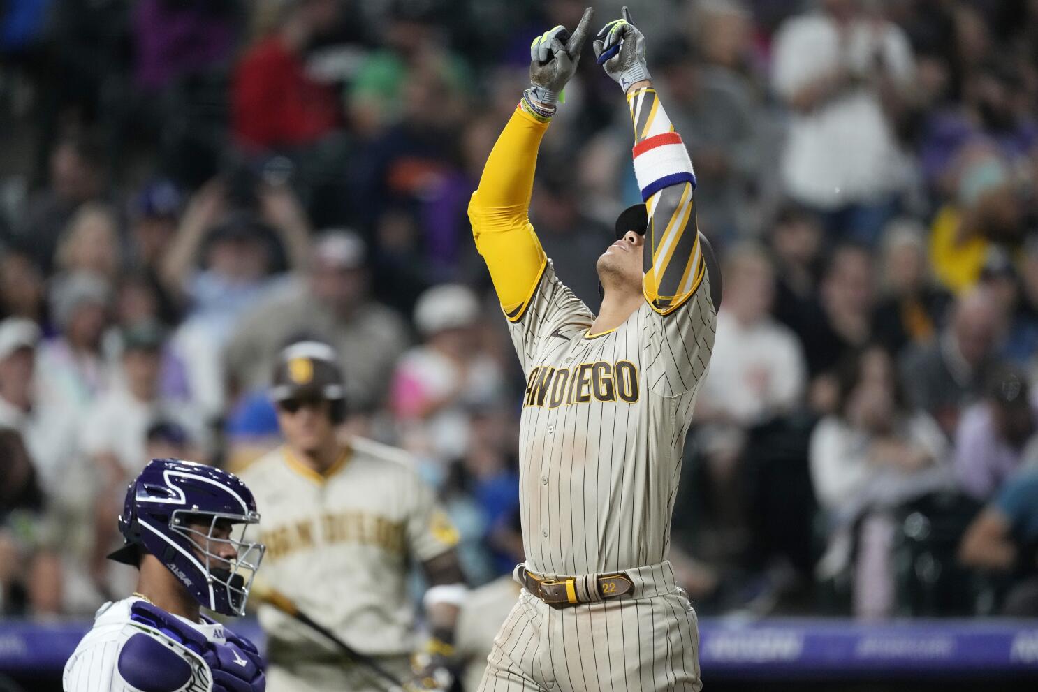 Harper, Schwarber, Castellanos power Phillies past Diamondbacks 5-3 in Game  1 of NLCS - The San Diego Union-Tribune