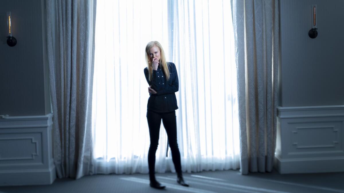 Academy Award-winning actress Nicole Kidman is photographed during a day of promotion for her film, "Destroyer," at the London West Hollywood at Beverly Hills hotel, in November.