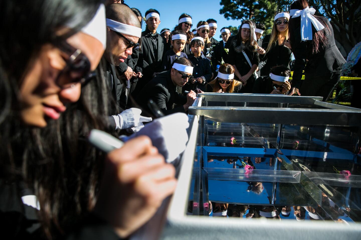 Tin Nguyen's funeral