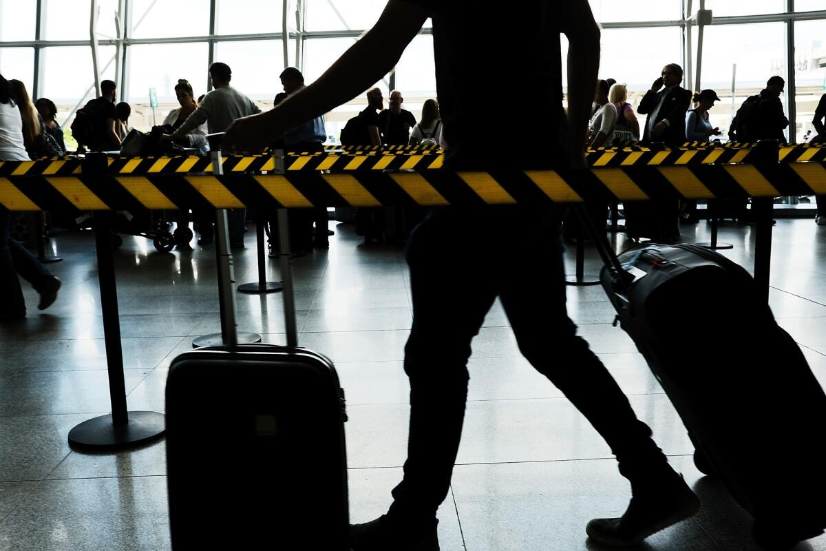 John F. Kennedy International Airport in New York before the coronavirus outbreak.